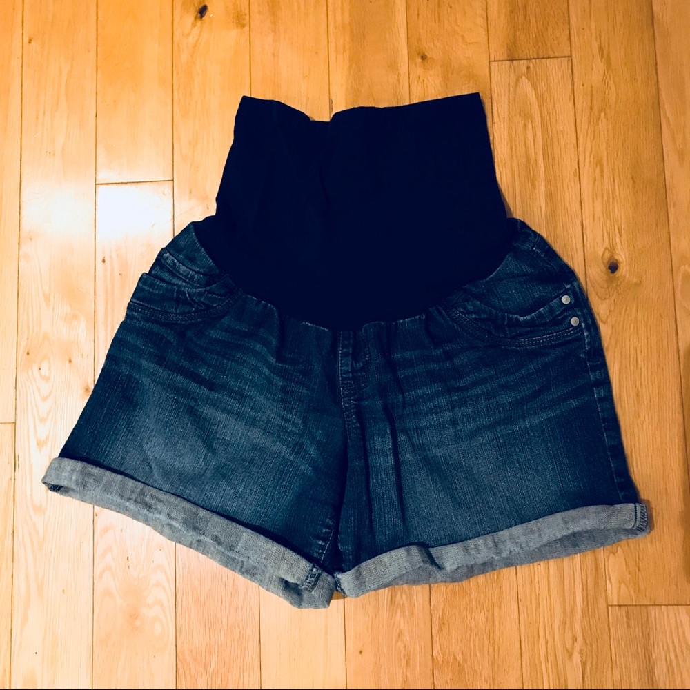 Denim shorts